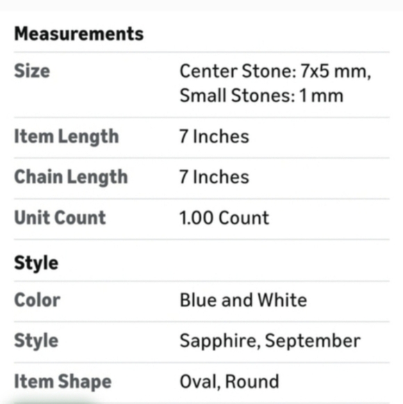 NIB Blue Sapphire Tennis Bracelet Set In Sterling Silver Gemstone King - Picture 13 of 14